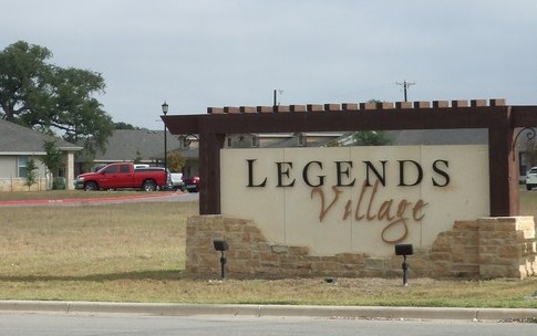 Legends Village Sign